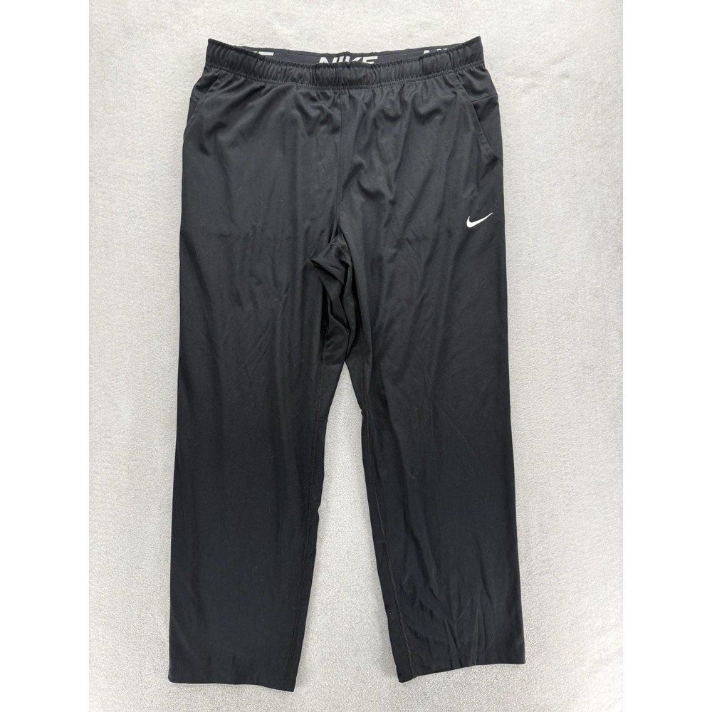 Nike Totality Dri-FIT Pants Mens 2XL Black Tapered Athletic Gym Training Casual